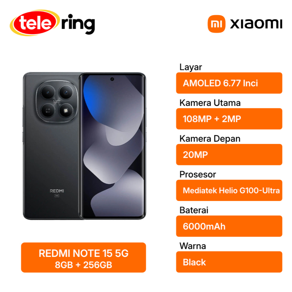 HP XIAOMI Redmi Note 15 5G 8/256GB