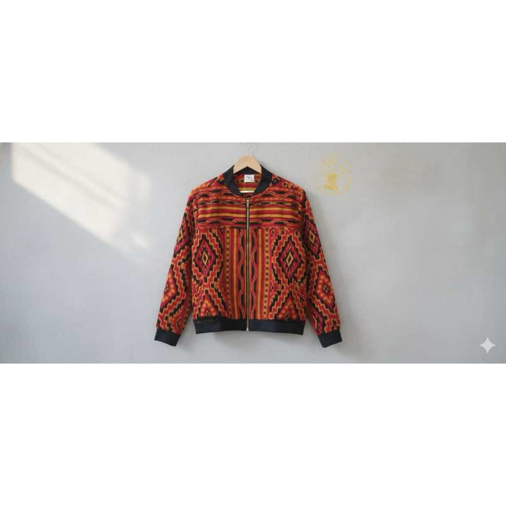 Jaket Tenun Pria Modern Premium – Outer Tenun Etnik Cocok untuk Kerja & Santai Jaket Tenun Pria Prem