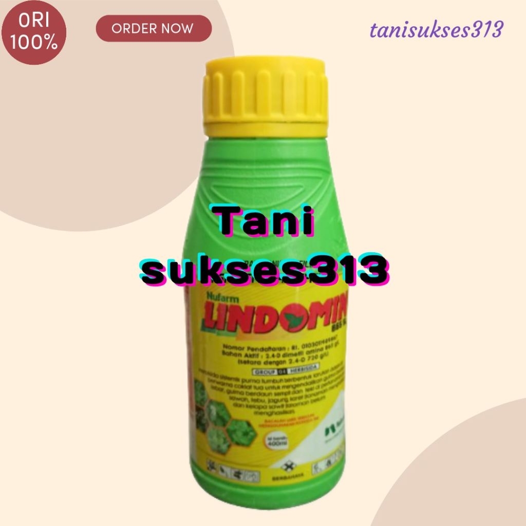 Herbisida lindomin 400ml herbisida selektif daun lebar Lindomin 400ml