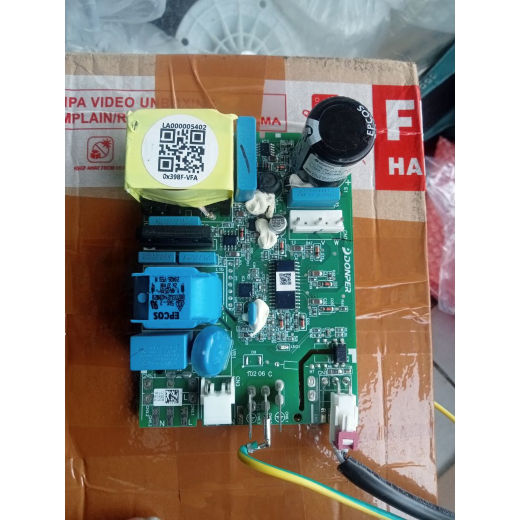 modul pcb kulkas 2pintu Polytron inverter donper original