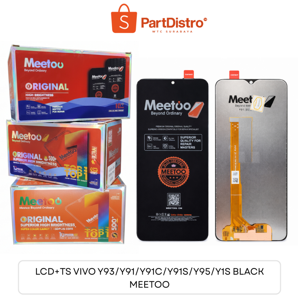 LCD TOUCHSCREEN VIVO 1811 Y91 Y91C Y91S / VIVO 1814 Y93 / VIVO Y95 / VIVO Y1S FULLSET NEW