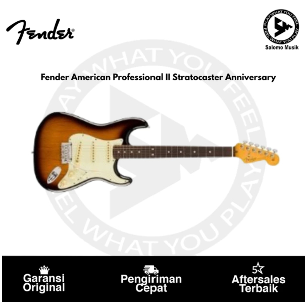 Gitar Elektrik Fender American Professional II Stratocaster Anniversary Original