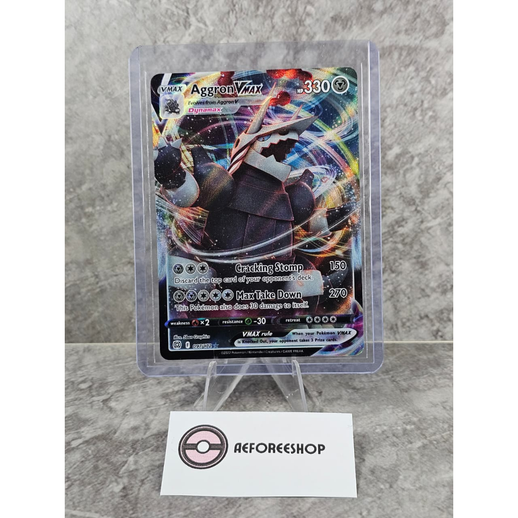 Pokemon TCG English | Aggron VMAX (Brilliant Stars) 097/172