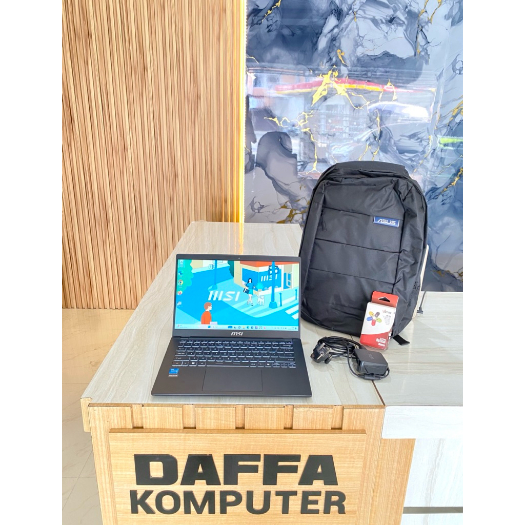 Laptop MSI Modern 14-C12MO || Core i3-1215U @1.2GHz || Ram 8GB || SSD 256GB || Like New