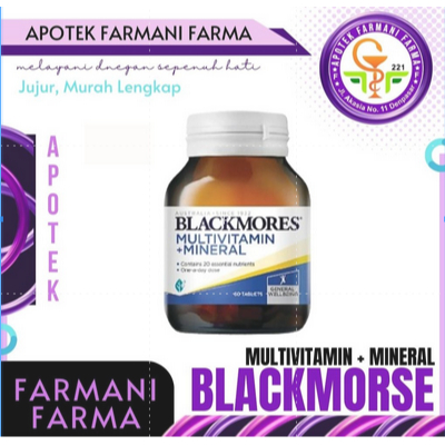 BLACKMORES MULTIVITAMINS + MINERAL 30S VITAMIN / MULTIVITAMIN / ADULT MULTIVITAMIN / VITAMIN JAGA DA