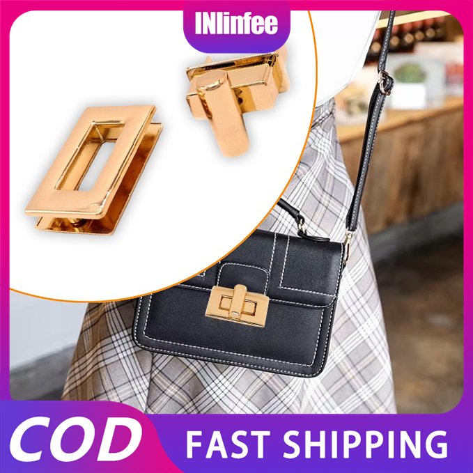 Kunci Tas Gantungan /Kunci Putar Tas Selempang /Kunci Berputar Persegi