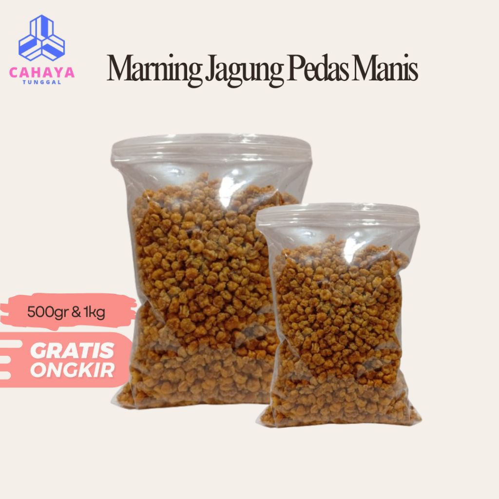 Marning Jagung Pedas Manis 1KG Marning Pedas Manis