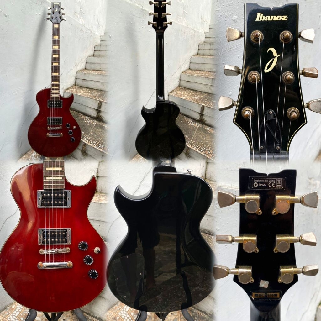 GITAR BEKAS IBANEZ ART100DX TRANSPARENT CHERRY ORIGINAL