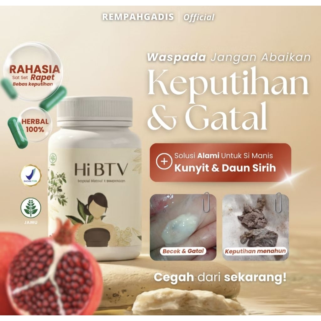 BTV magic rempah gadis,merapetkan,harum,100% original