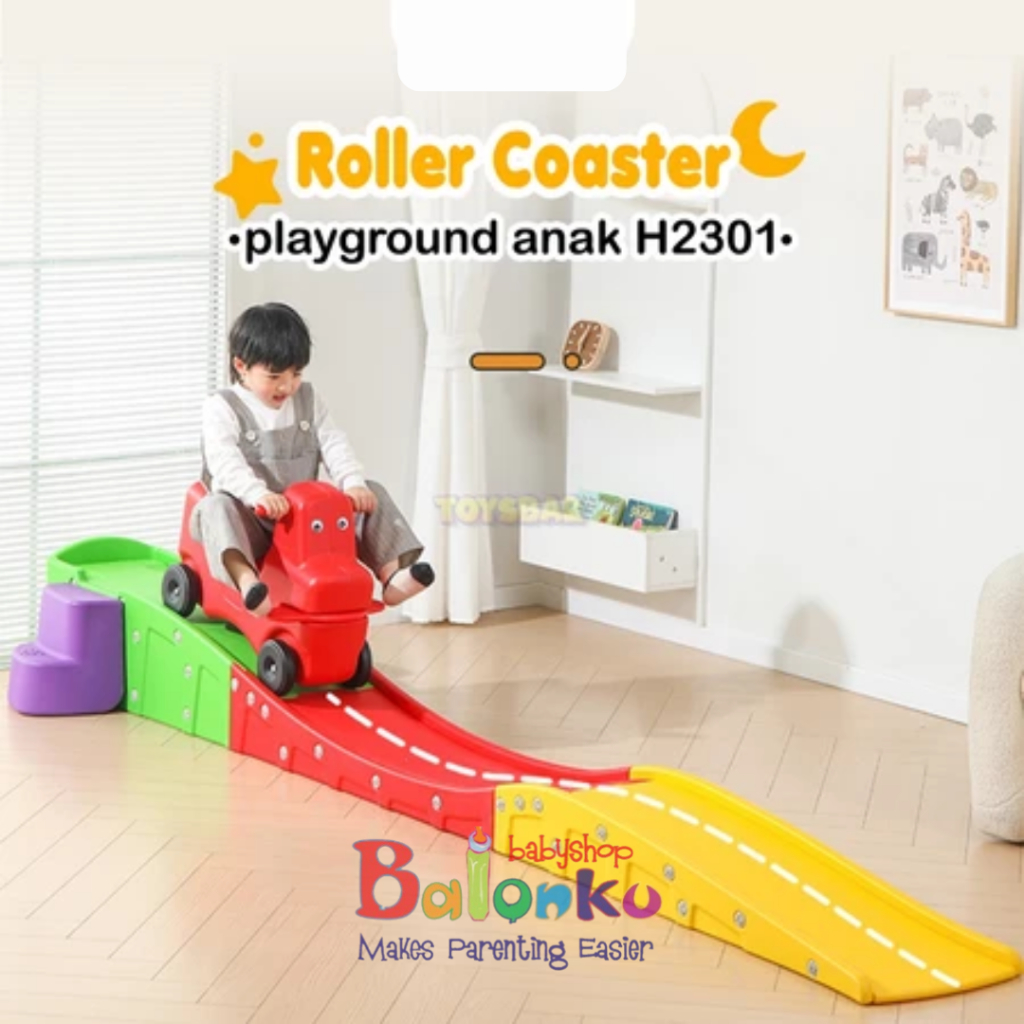 Molion Mainan Mini Roller Coaster Anak (H2301) - Mainan Playground Anak