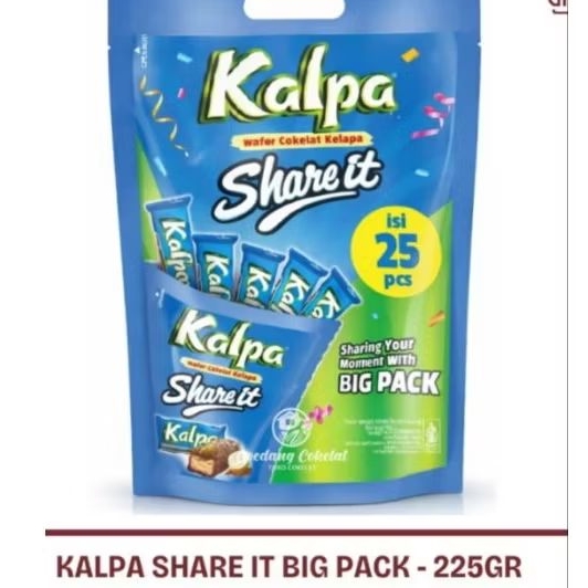 KALPA WAFER COKLAT KELAPA SHARE IT 25PCS