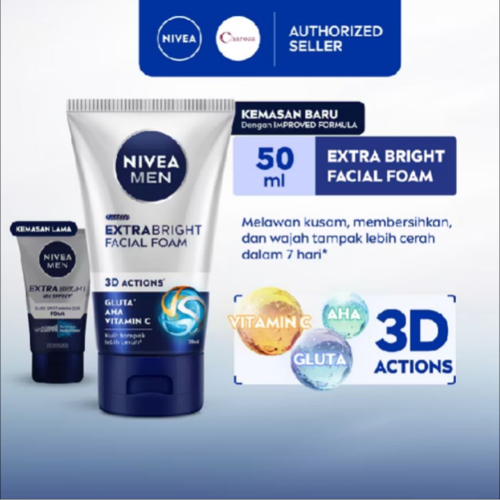 NIVEA MEN Extra Bright Facial Foam