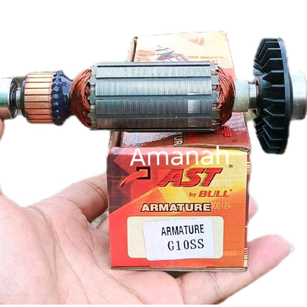 Angker armature AST G10SS for mesin gerinda hitachi 4 inch