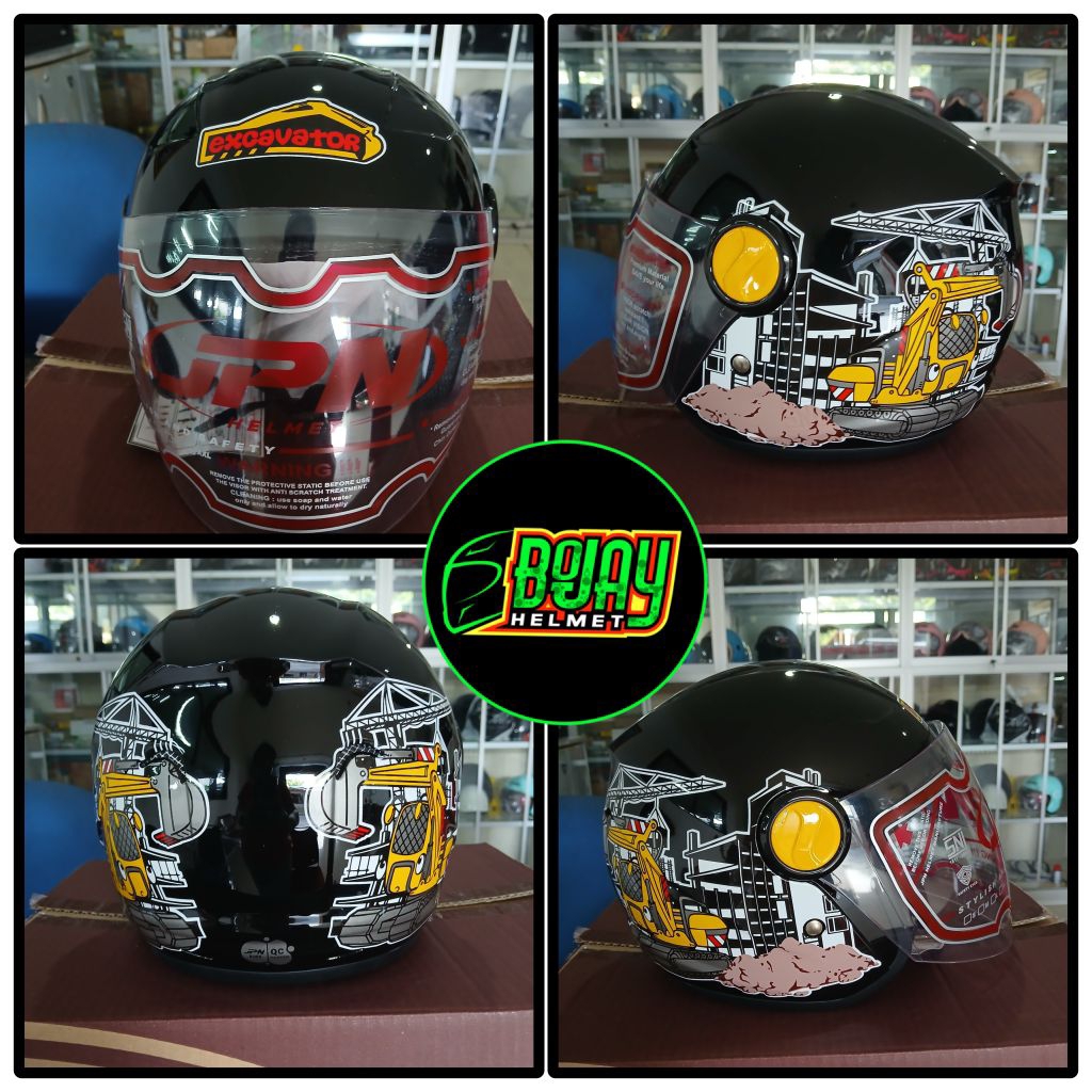 Helm anak-anak. JPN Kids Excavator