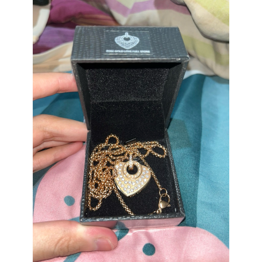 KK Liforce Rose Gold Love Full Stone