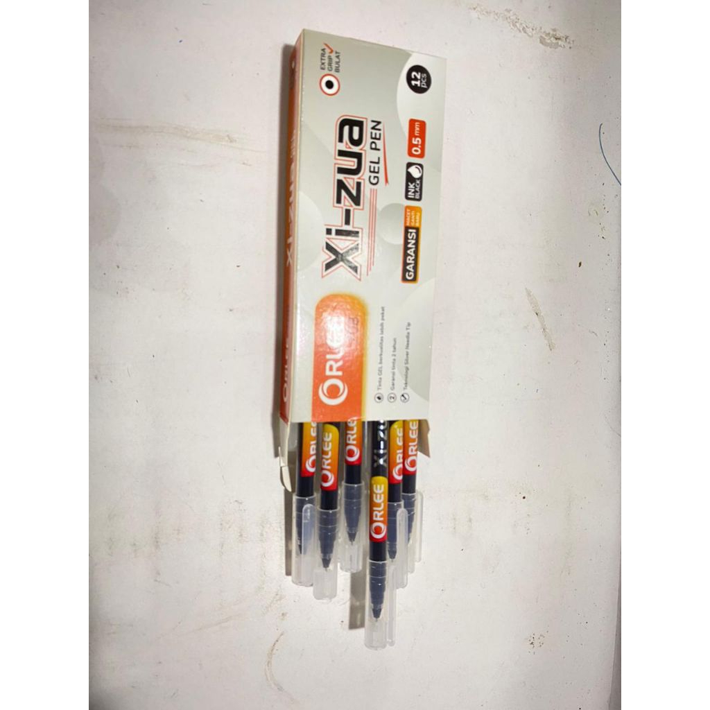 pulpen gel orlee xi-zua gel pen 1box (12pcs)