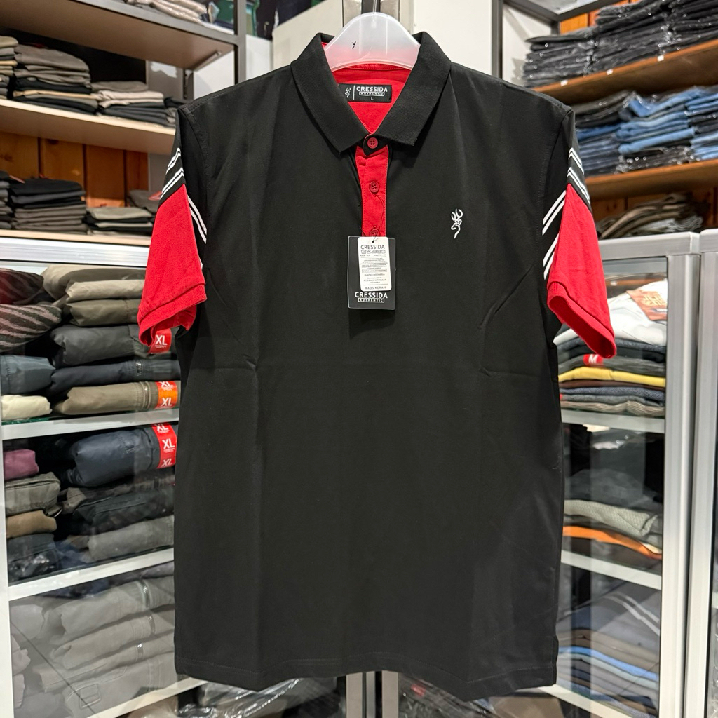 CUCI GUDANG KAOS POLO!! Kaos Polo Cressida Pria | Kaos Kerah Cressida | 100% Cressida Original