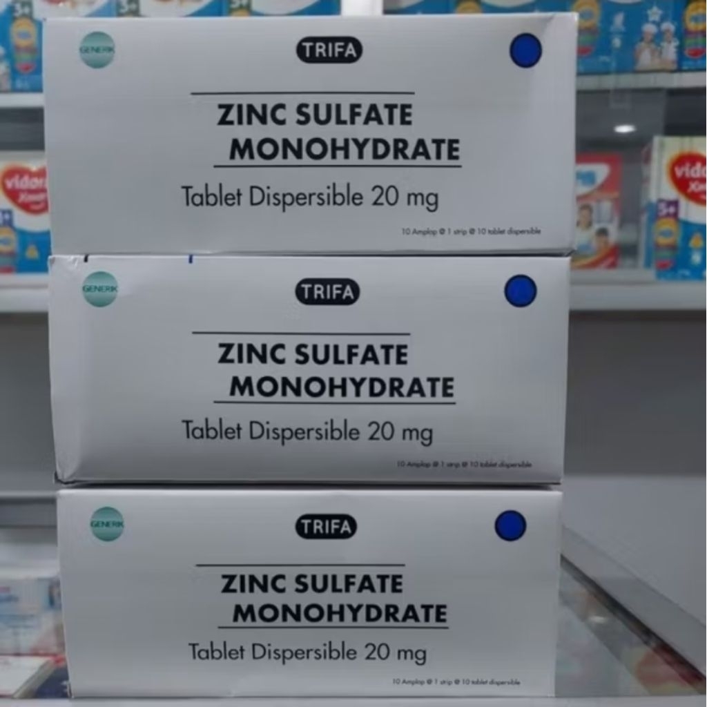 ZINC TABLET PERBOX ISI 100 TRIFA