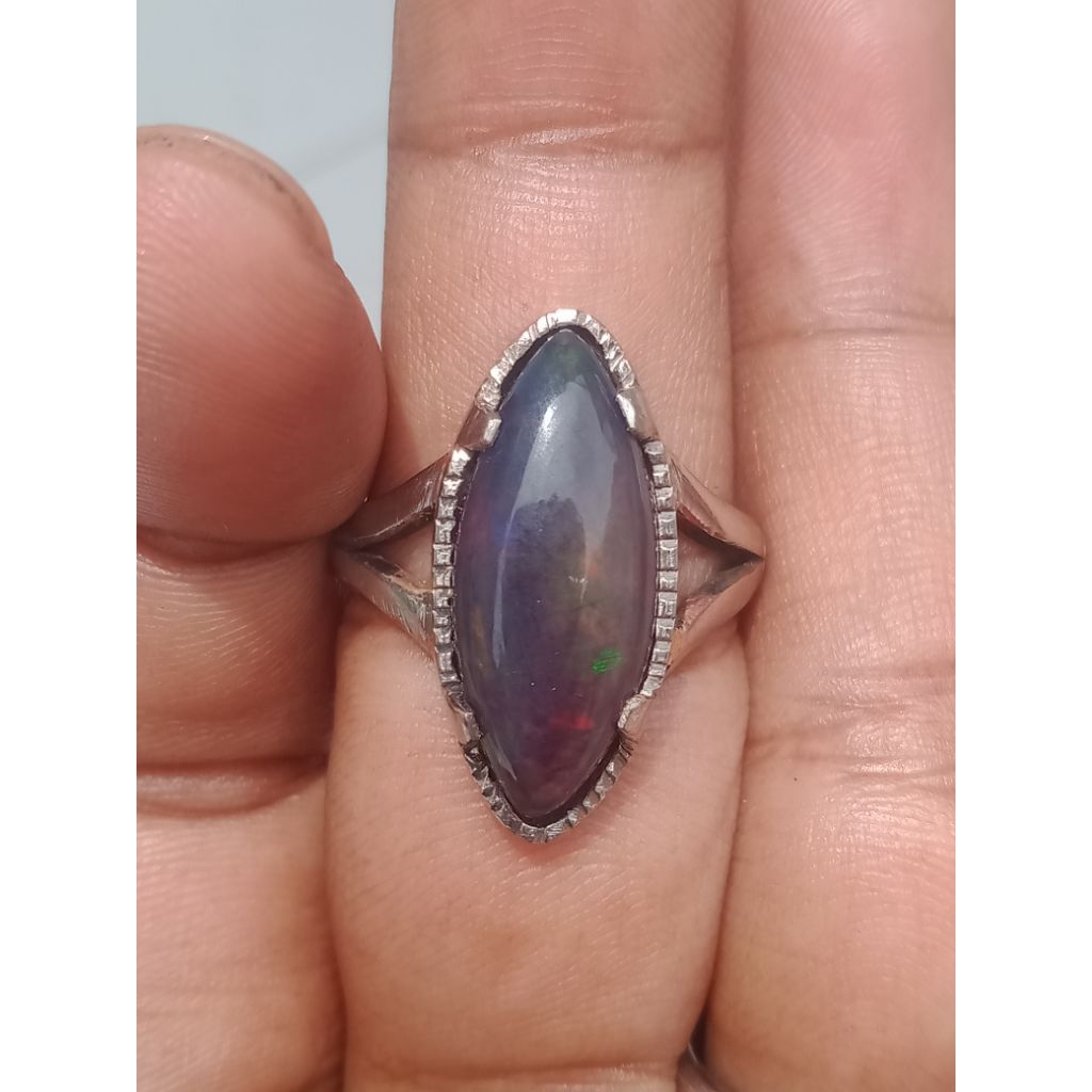 kalimaya Afrika black oval natural 100%