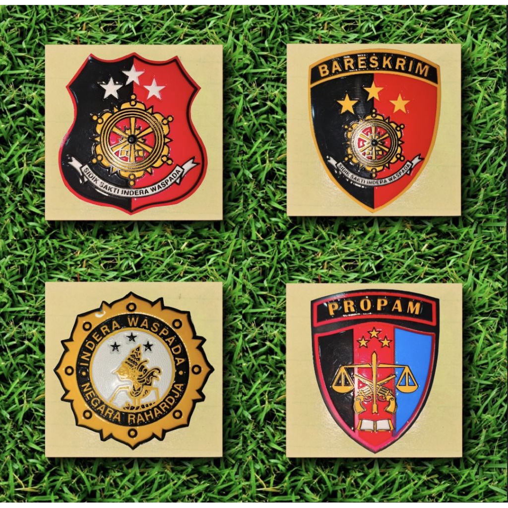 STIKER EMBOS LOGO BARESKRIM/RESINTEL/PROPAM