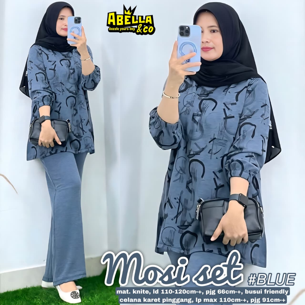 Pakaian Wanita HQ MOSI SET From AbELLA FASHION STORE