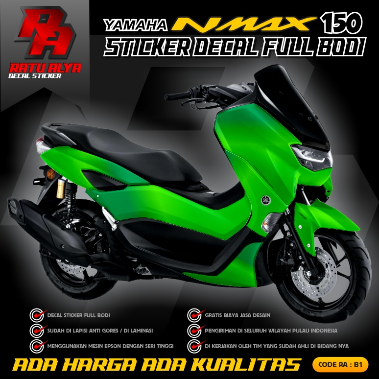 DECAL NMAX OLD BEBAS CUSTOM DESIGN