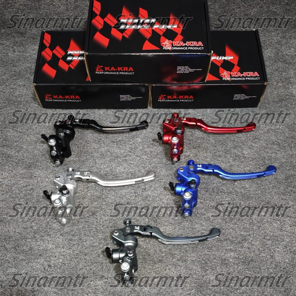 MASTER REM KAKRA ORIGINAL CNC 14MM 17MM LIPAT RADIAL PLUS TABUNG FREE SWITCH REM MODEL S1 KA-KRA BRA