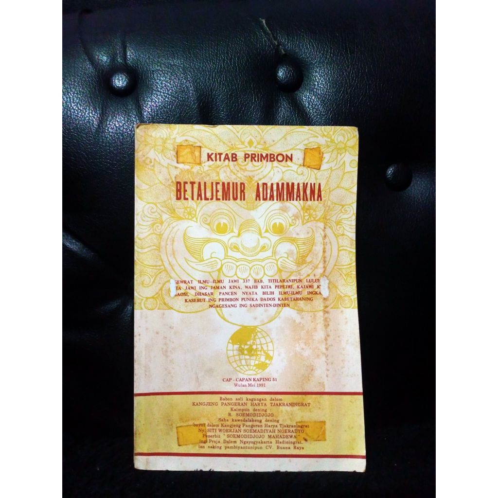 Kitab Primbon Betaljemur Adammakna