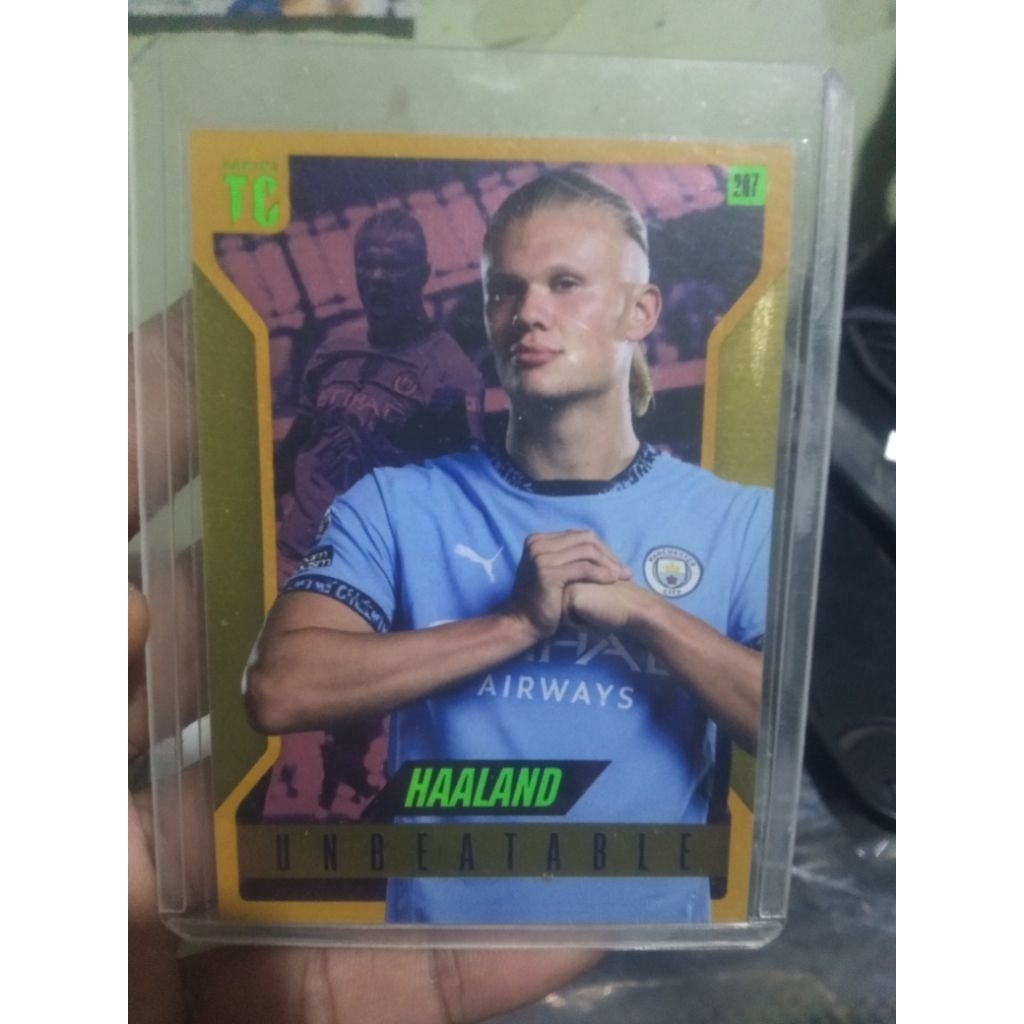 Kartu Panini Top Class Premier League 2025 Unbeatable Erling Haaland