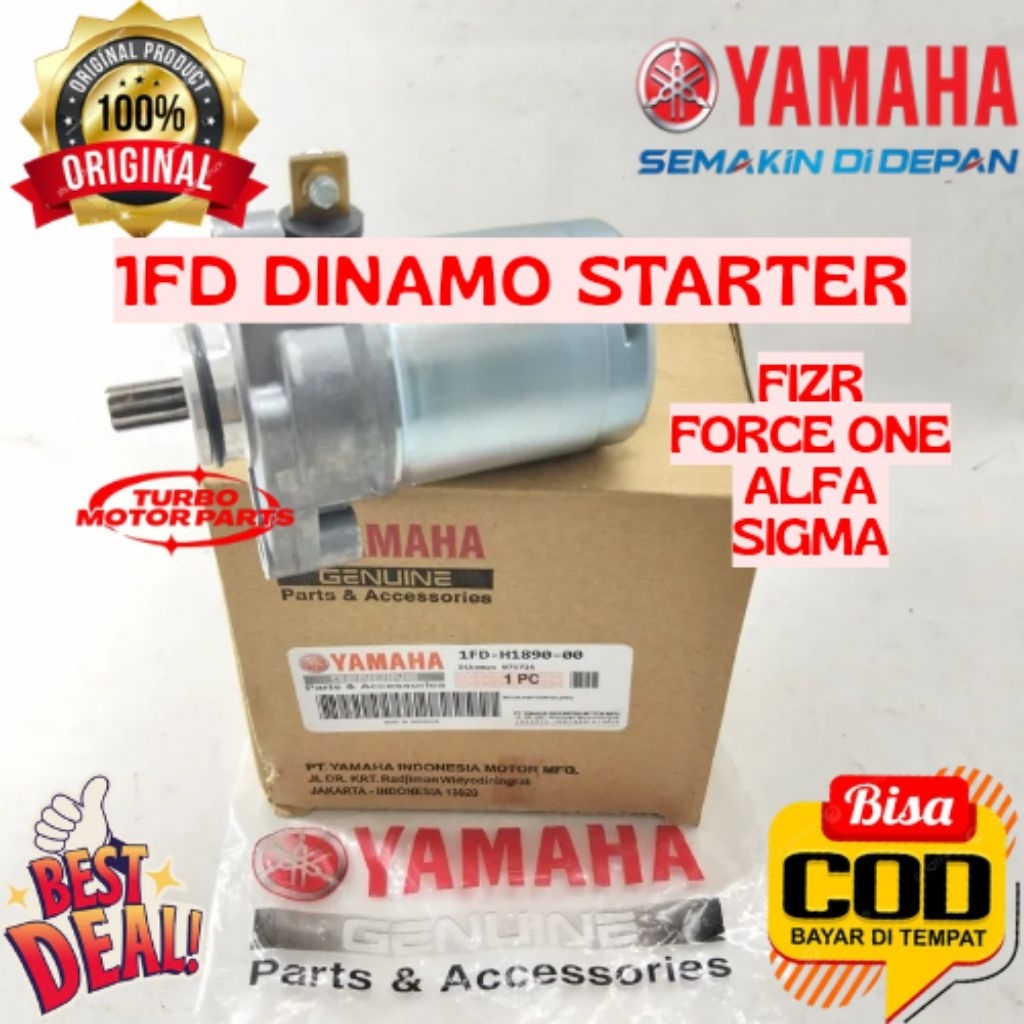 DINAMO STARTER ORIGINAL YAMAHA KODE 1FD, DINAMO STARTER FIZR, DINAMO STARTER FORCE 1, DINAMO STARTER