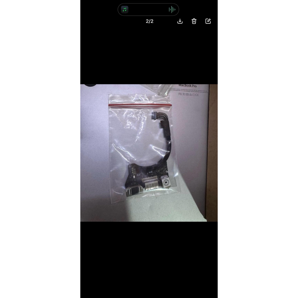 IO board / Dc board macbook air A1369 second original