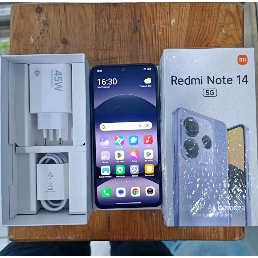 redmi note 14 5g ram 12/512gb bekas fullset