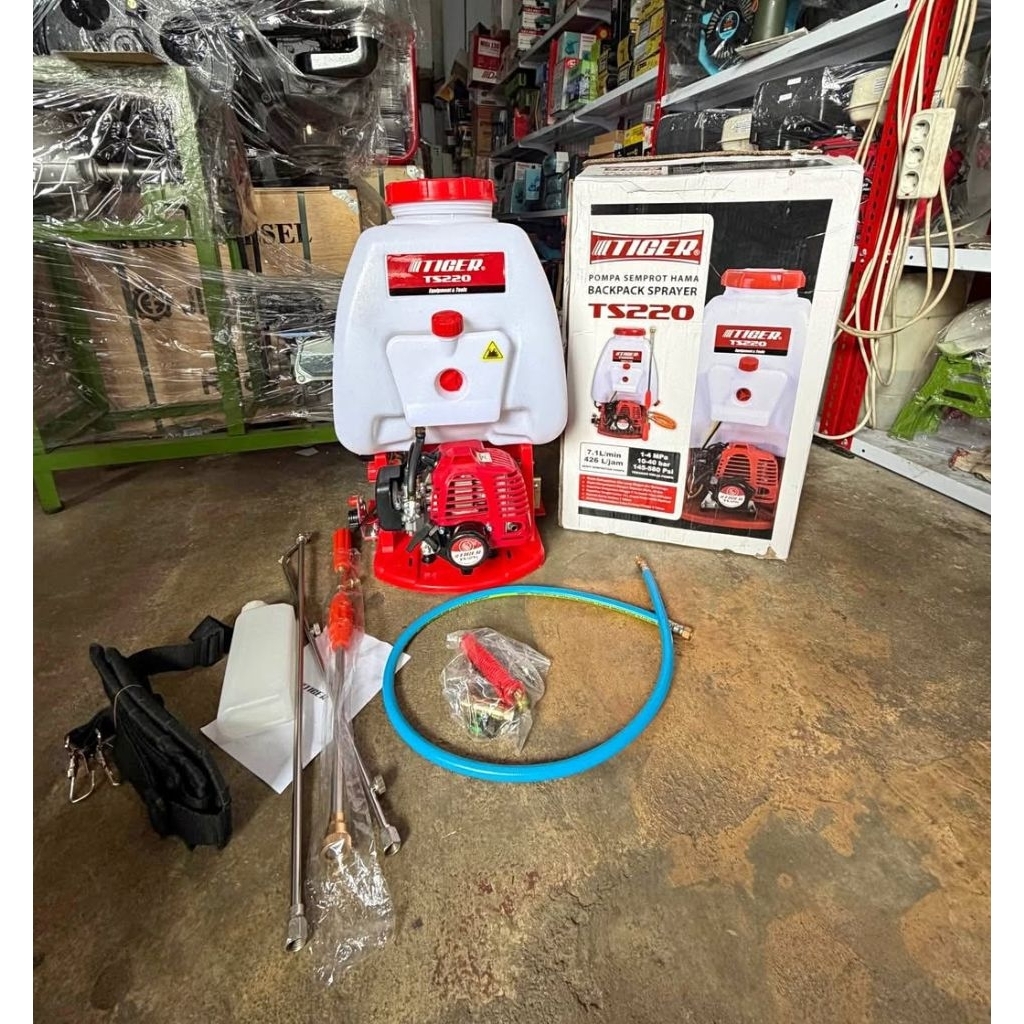 Mesin semprot hama 2tak Bensin campur Tiger Tangki 20Liter