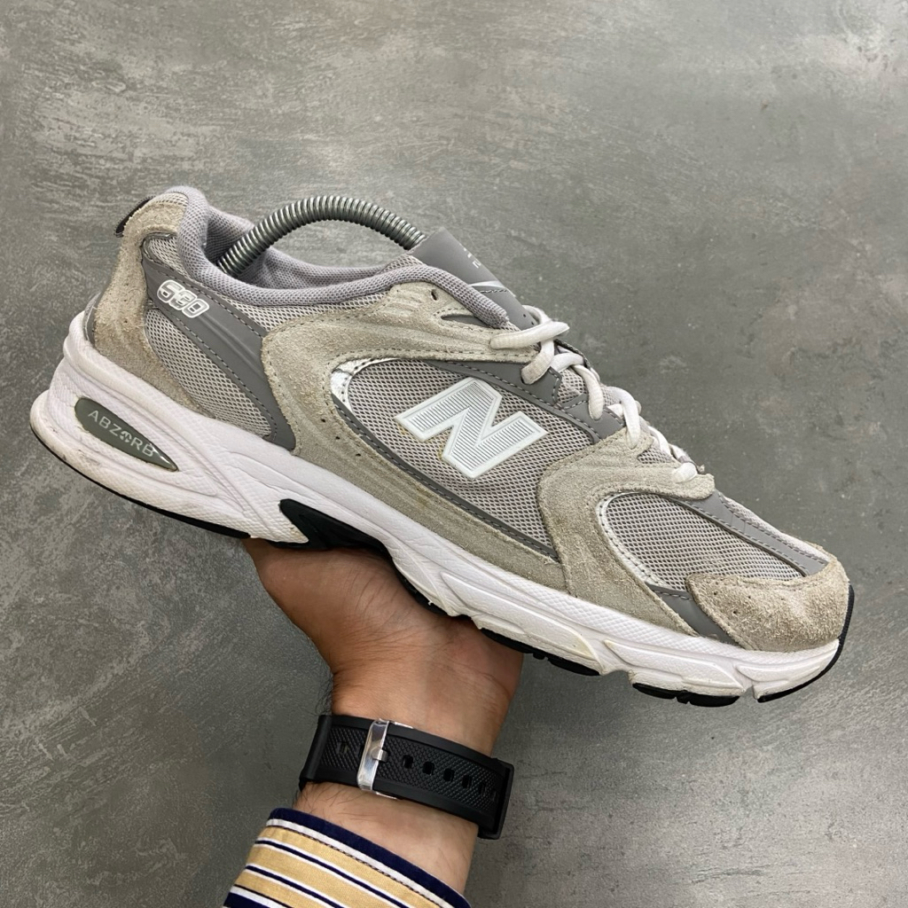 [Size 45] Limited New Balance 530 Raincloud Shadow Grey White (MR530CK) Second Kondisi Mulus Nominus