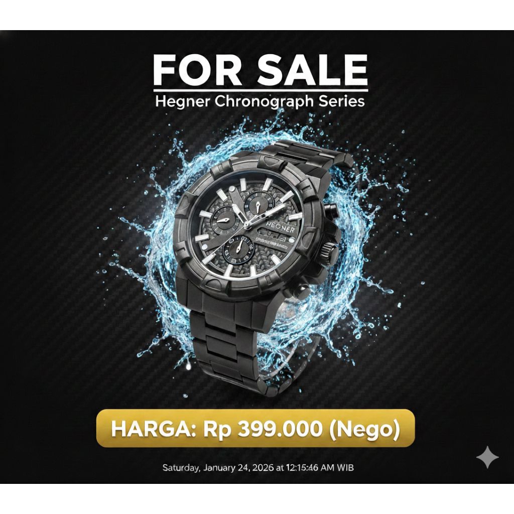 HEGNER HW417G-3 second mulus chrono aktif