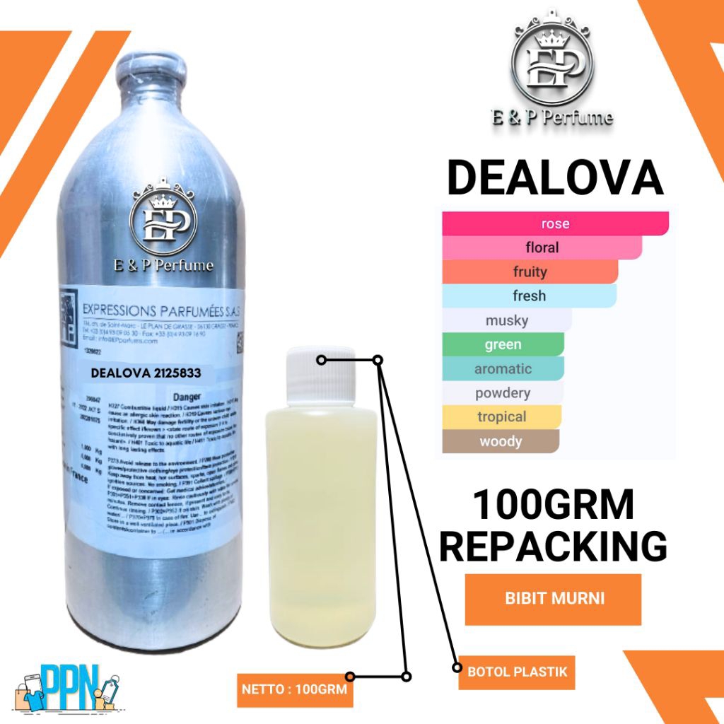 Bibit Parfum by Expression - Dealova Kemasan 100Grm Repacking