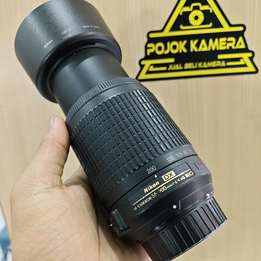 NIKON 55-200MM VR LENSA TELE NIKON 55-200MM  LENSA ZOOM