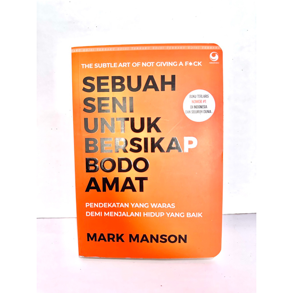 Buku sebuah seni bersikap bodo amat