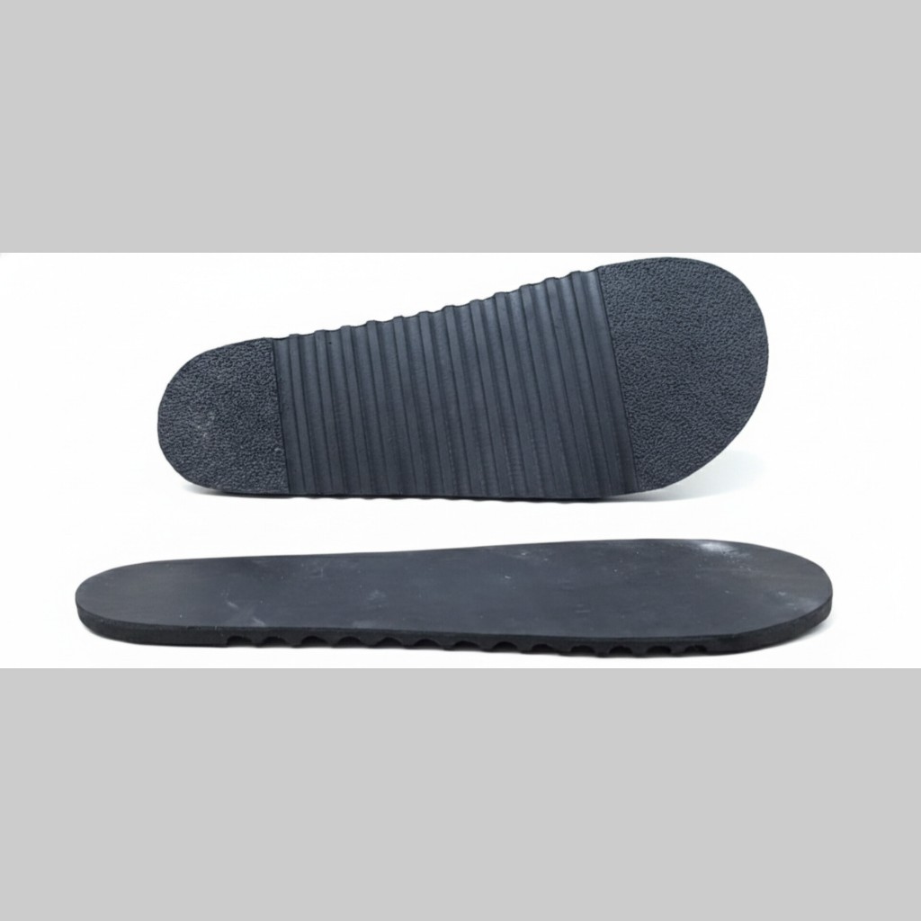 Sol Potong Karet Sandal Puyuh Garis - Alas Bawah Sanda Pria Wanita Anti Slip Lentur Kuat & Super Awe