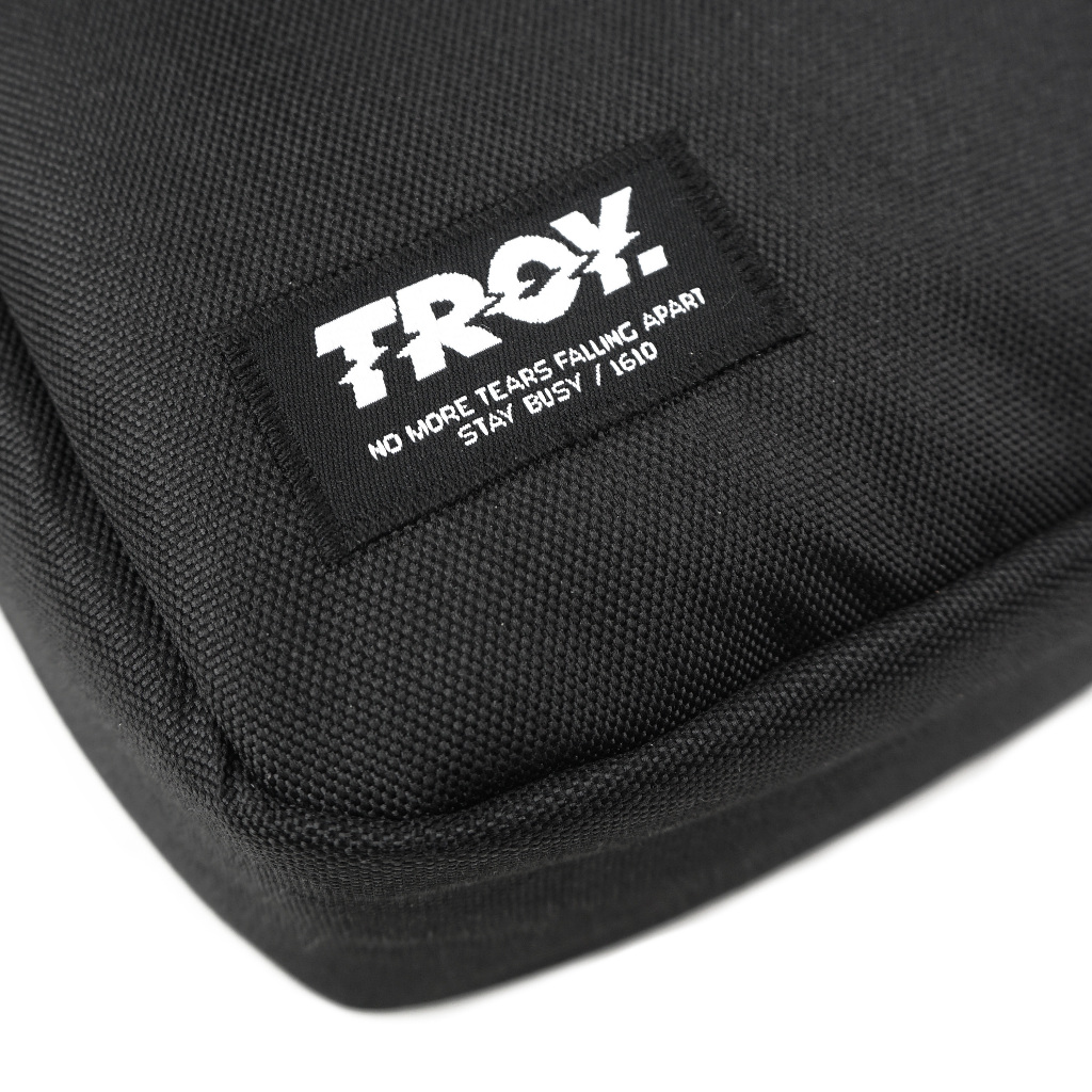 Troy Company Sling Bag Black Gamma - Slingbag Hitam Tas Selempang Hitam SBD 3535