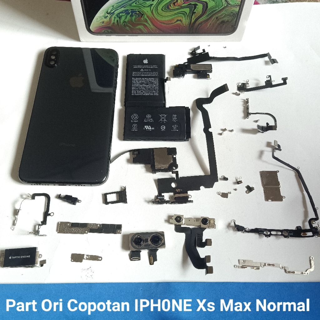 Sparepart Original Copotan IP XS Max Normal flex power  baterai  backdoor  konektor cas  flex pengua