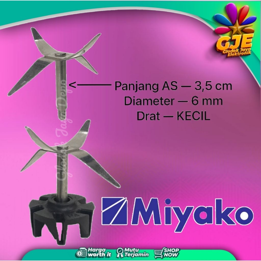 PISAU BLENDER MIYAKO 4MATA