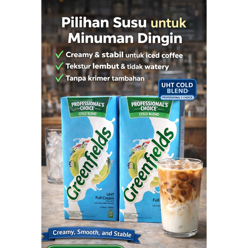Greenfields UHT Cold Blend 1 karton