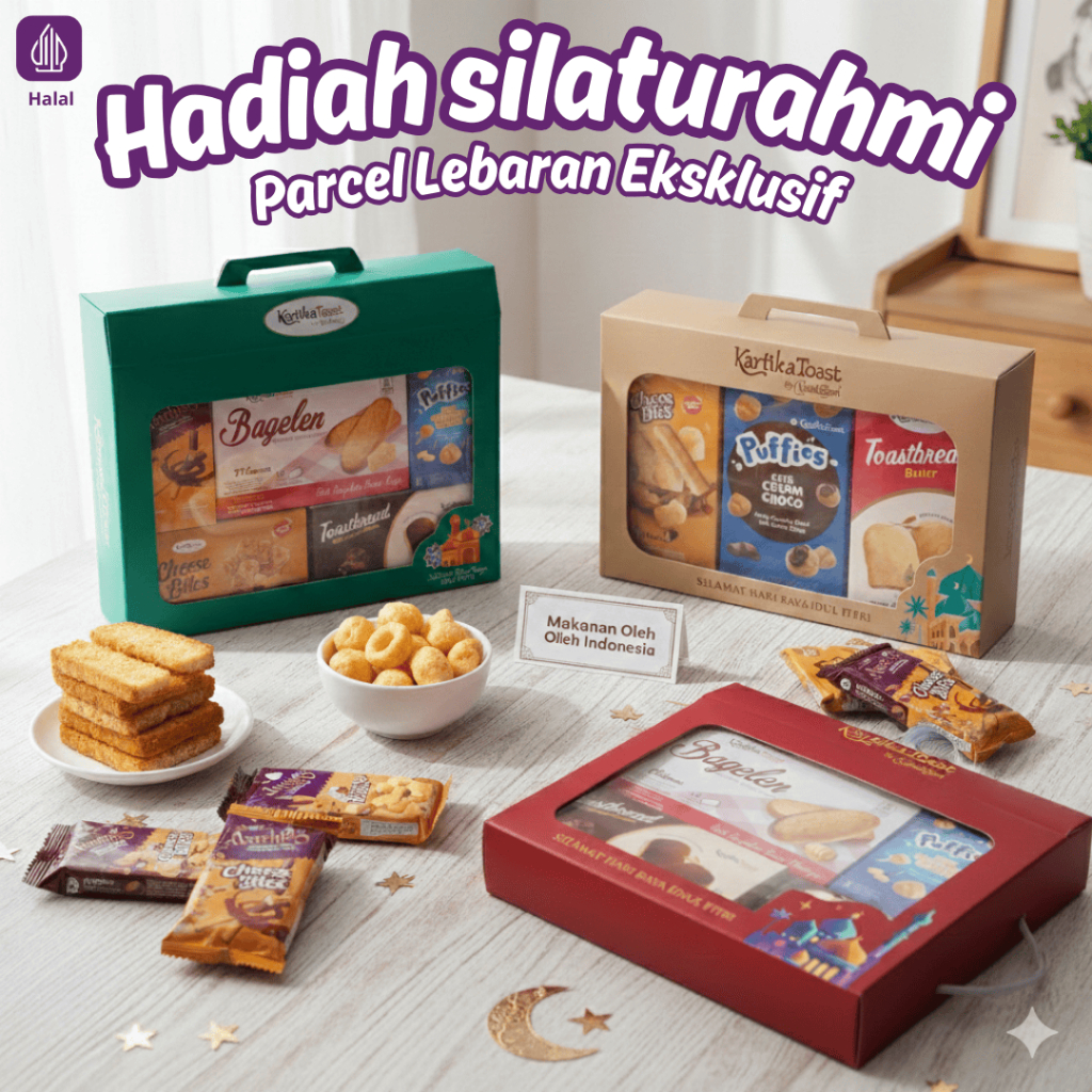 Hampers Kartika Sari Toast Gift Paket Hadiah - READY STOCK - Bisa Kirim Hari Ini - Kado Snack Box Ek