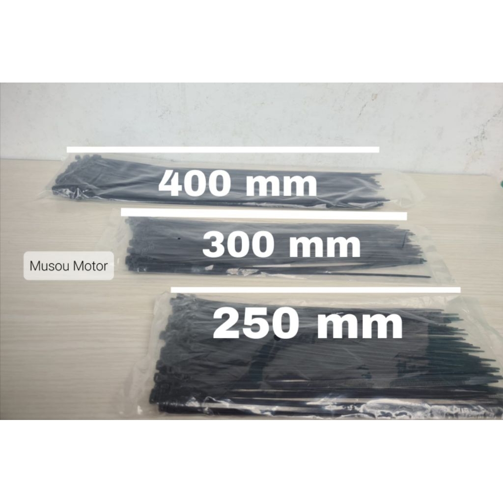 Kabel Ties | Cable Ties Hitam 40CM | 30CM | 25CM | KABEL TIES 250T