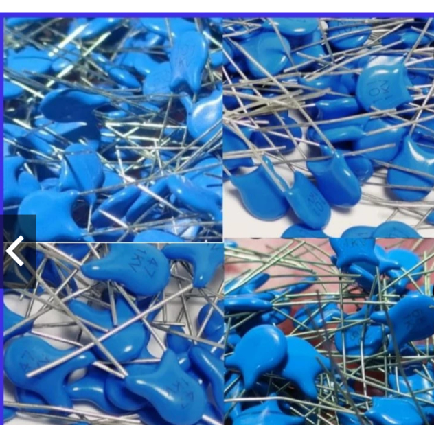 (25 pcs) kapasitor Milar biru Keramik Kapasitor biru 1kv 10pf 100pf 102pf 103pf 15pf 150pf 152pf 22p