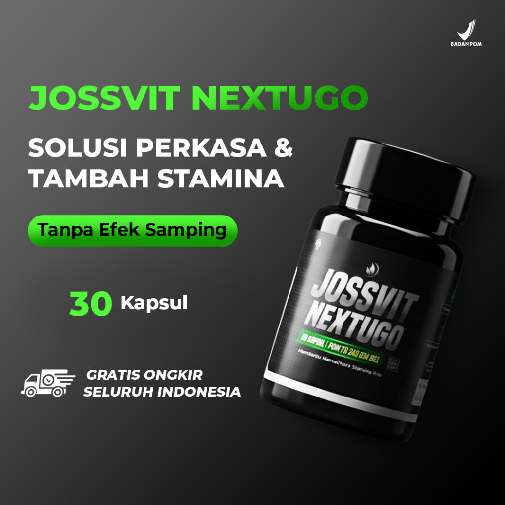 JossVIT Nextugo Obat Herbal Original 30 Kapsul - Privasi Bisa COD