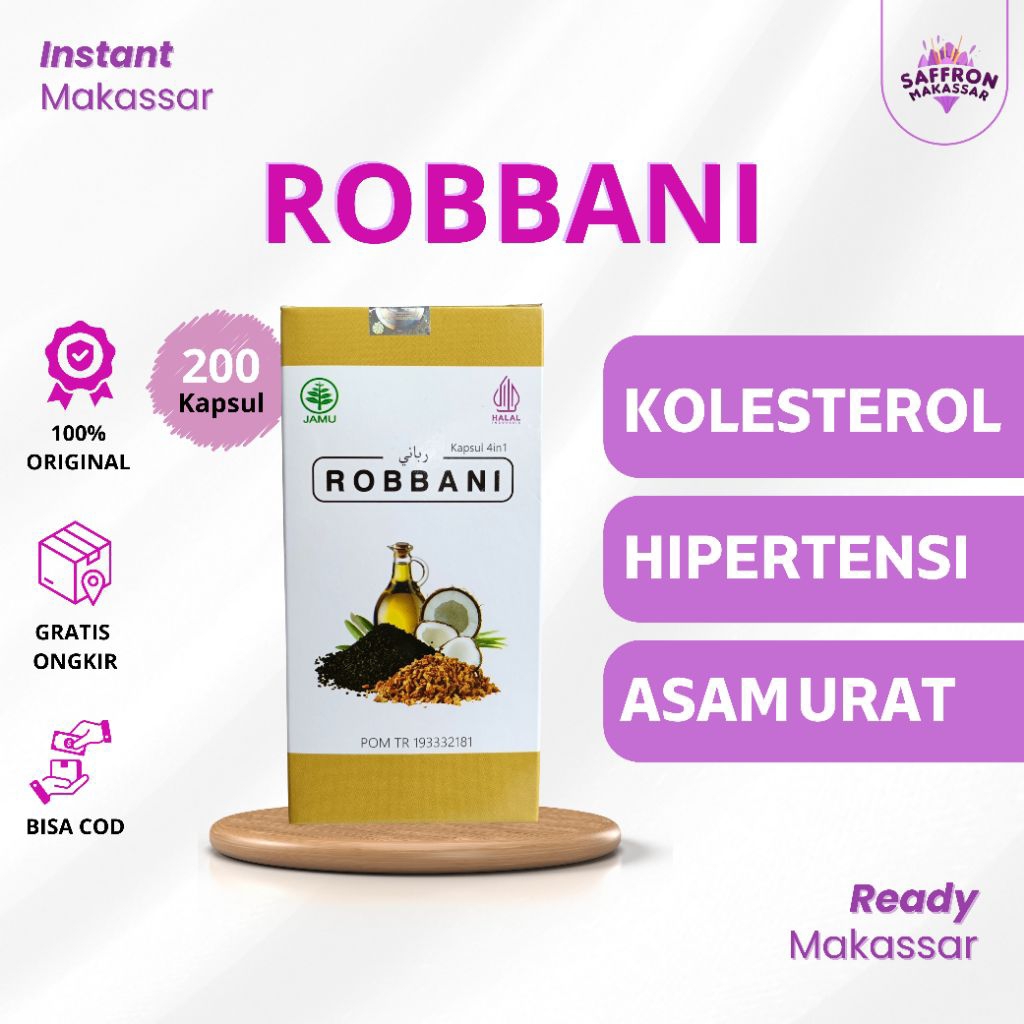 KAPSUL ROBBANI 4IN1 200 KAPSUL RABBANI