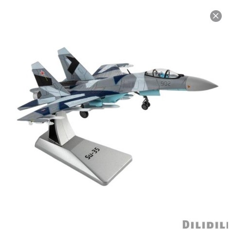 Model Pesawat Tempur SU-35 Fighter Diecast Bahan Alloy Untuk Dekorasi