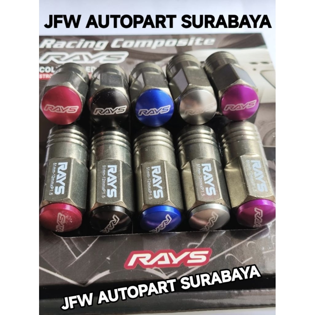 MUR RODA MOBIL MUR BAUT RACING RAYS COMPOSITE HAT